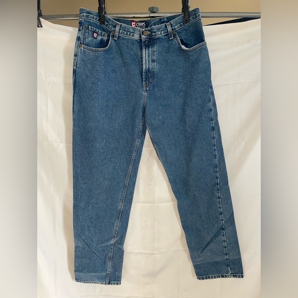 Classic Blue Denim Jeans 40/34 men’s Ralph Lauren Chaps - Picture 1 of 3
